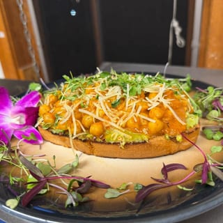 Spicy Chickpea Avocado Toast